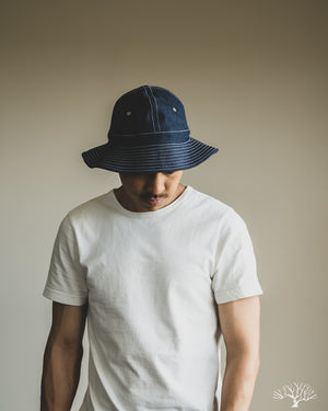 Warehouse - Lot 5200 - Army Hat - Indigo Denim – Withered Fig