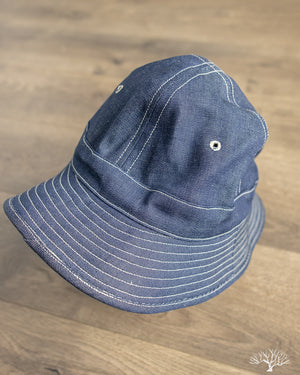 Warehouse - Lot 5200 - Army Hat - Indigo Denim – Withered Fig