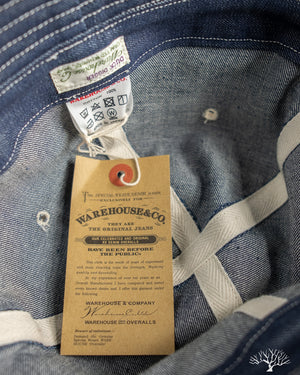Warehouse - Lot 5200 - Army Hat - Indigo Denim – Withered Fig