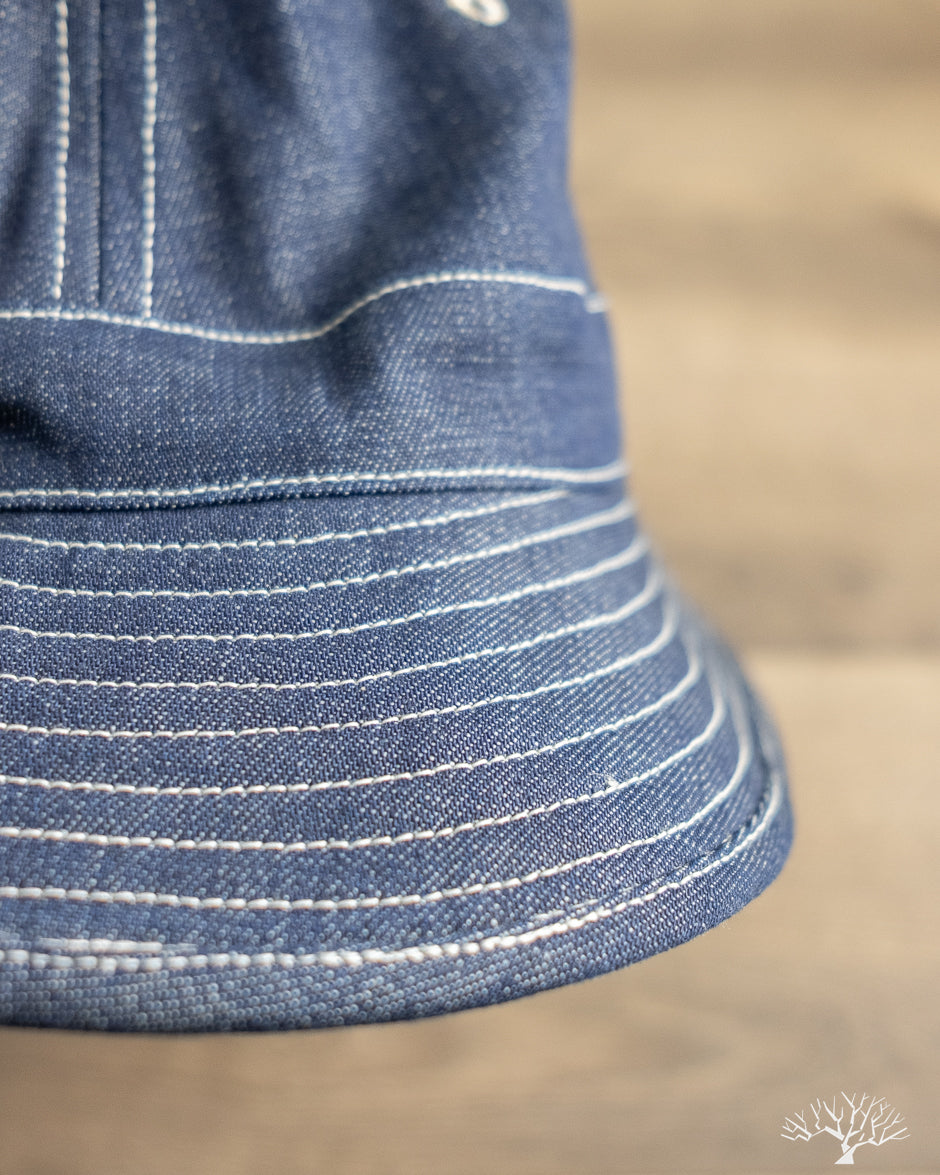 Warehouse - Lot 5200 - Army Hat - Indigo Denim – Withered Fig