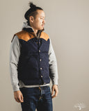 Lot 2227 - Rocky Mountain x Warehouse HBT Down Vest - Indigo