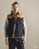 Lot 2227 - Rocky Mountain x Warehouse HBT Down Vest - Indigo