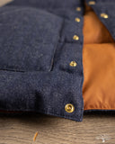 Lot 2227 - Rocky Mountain x Warehouse HBT Down Vest - Indigo