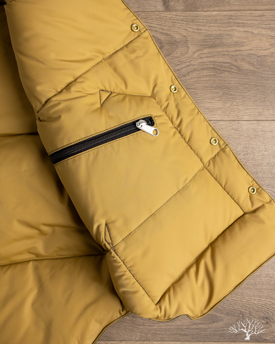 Lot 2226 - Rocky Mountain x Warehouse HBT Down Vest - Olive Drab