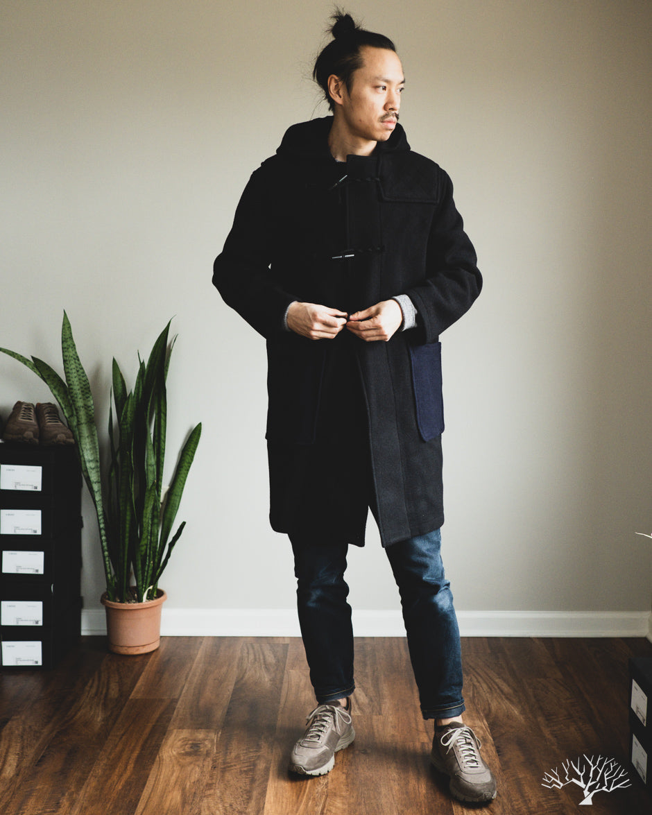 3sixteen x Gloverall Two-Tone Monty Duffel Coat