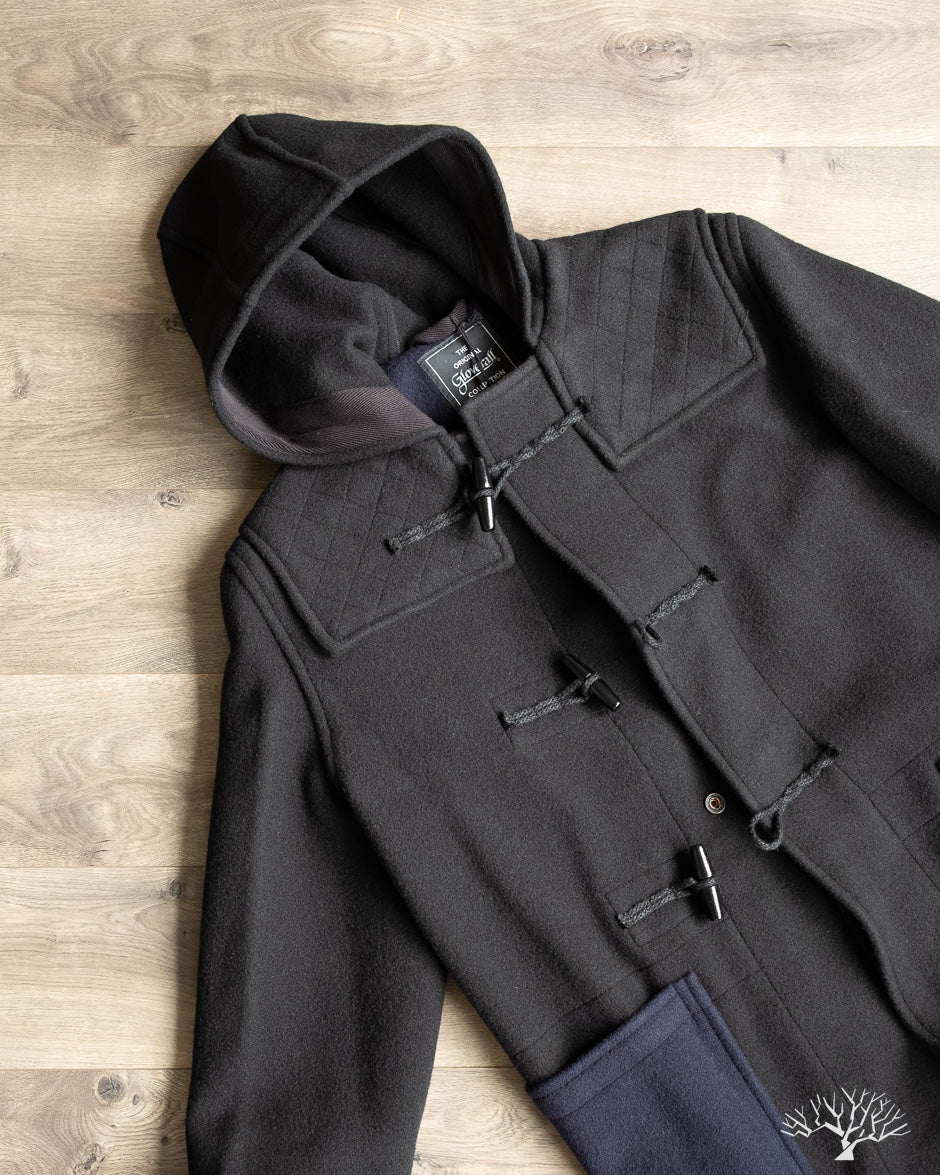 3sixteen x Gloverall Two-Tone Monty Duffel Coat – Withered Fig