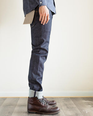 ST-100x Slim Tapered Indigo Selvedge Denim - Main Image