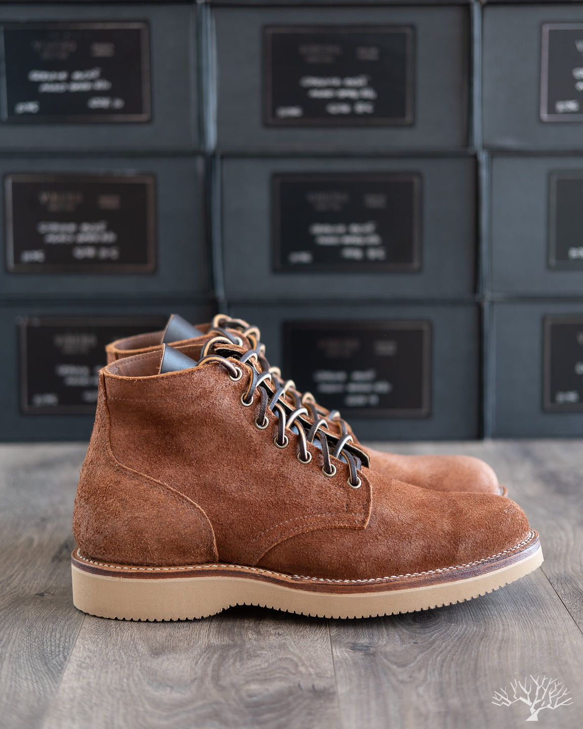 "Marvington" Service Boot - Aged Bark Roughout - 1035