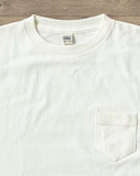Denime 263 Crew Neck Pocket T-Shirt - Off White
