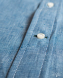 Gitman Vintage Blue Chambray Linen Shirt