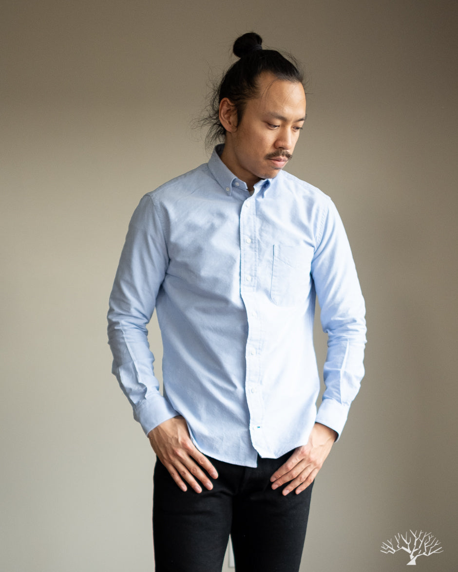 Gitman Vintage - Oxford Cloth Button Down Shirt - Blue – Withered Fig
