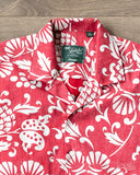 Gitman Vintage x Kahala Duke's Pareo Red Camp Shirt