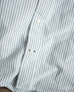 Gitman Vintage Oxford Shirt - Green Stripe