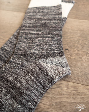 Homespun Knitwear Dust Bowl Work Sock - Charcoal