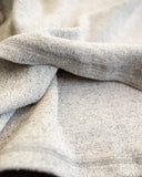 Homespun Knitwear Long Sleeve Marl Rib Sweater - Grey Marl