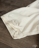 Homespun Knitwear Short-Sleeve Coalminer Henley - White Sand