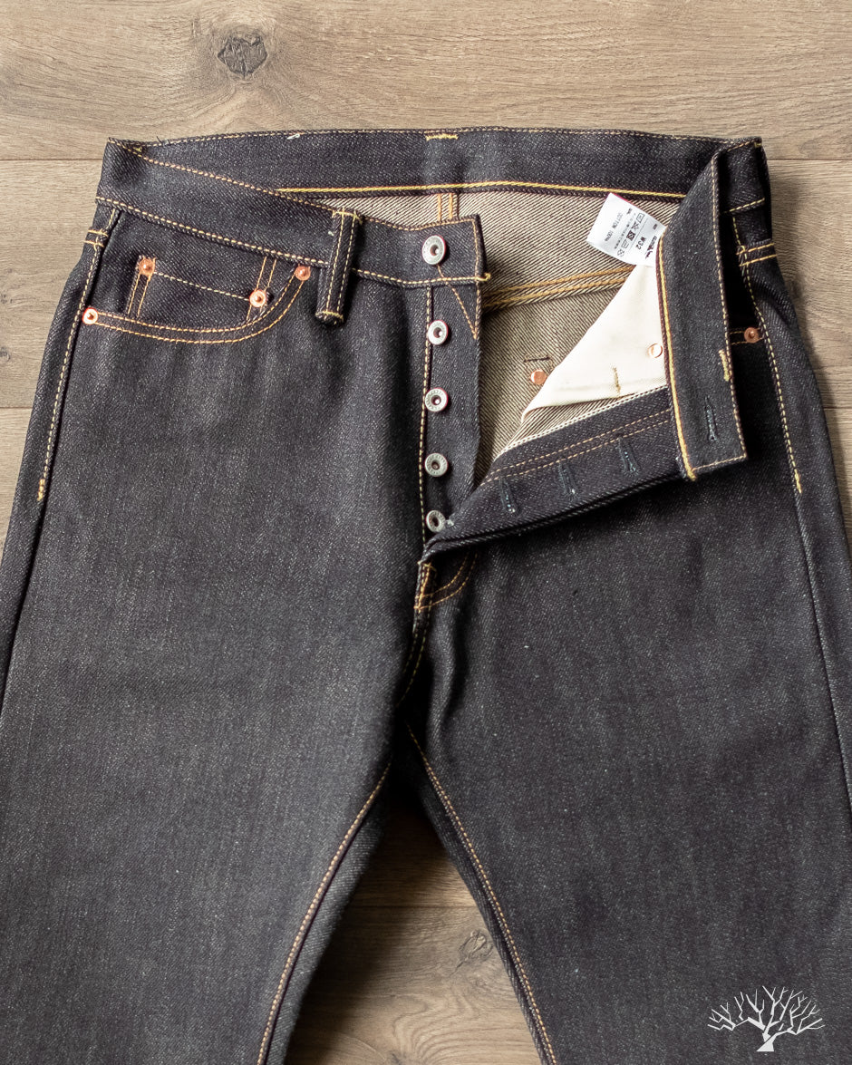 Iron Heart IH 888 XHS 25oz Indigo Selvedge High Rise Tapered Denim iron-heart-ih-888-xhs-25oz-indigo-selvedge-high-rise-tapered-denim