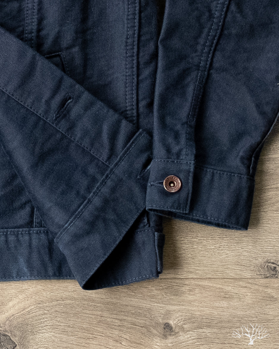 Iron Heart IHJ121IND 12oz Whipcord Type III Indigo Withered Fig