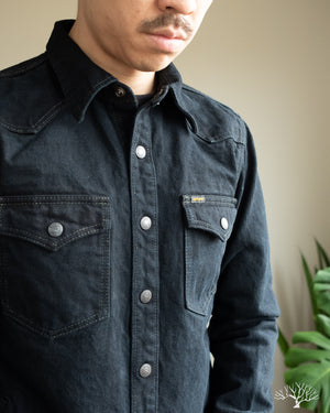 Iron Heart IHSH-293-OD 18oz Vintage Selvedge Denim CPO Shirt