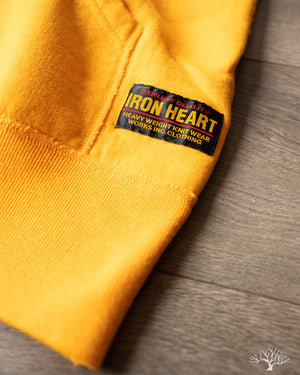 Iron Heart IHSW-10-MUS - Ultra Heavyweight Loopwheel Zip Up Hoody - Mustard