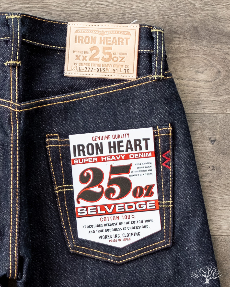 Iron Heart IH777XHS 25oz Indigo Selvedge Slim Tapered Denim