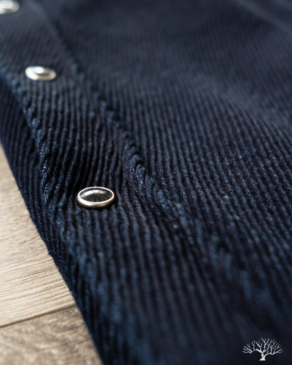 Iron Heart IHSH208IND Kersey Western Shirt Indigo Withered Fig