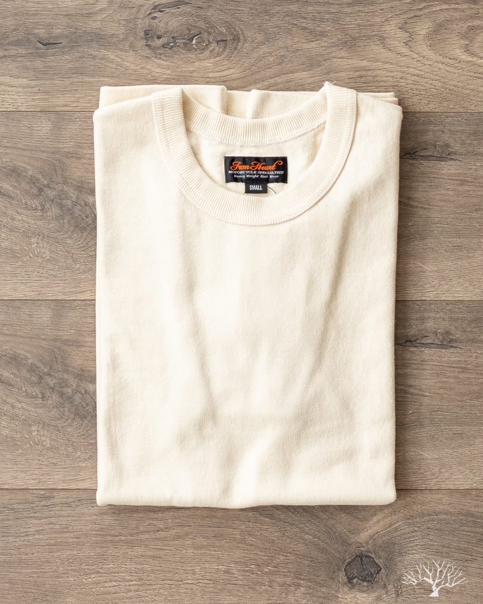 IHT-1600-CRM - 11oz Extra Heavy Short Sleeve T-Shirt - Cream
