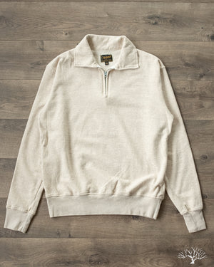 National Athletic Goods 1/4 Zip Campus Pullover - Oatmeal