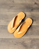 OGL x Dr. Sole Leather Thong Sandals - Natural