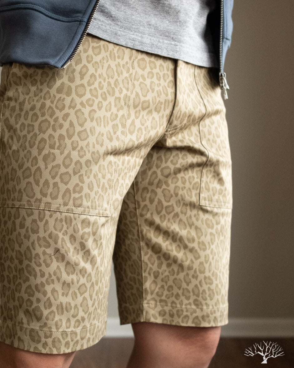 Outclass Cheetah Print Safari Shorts