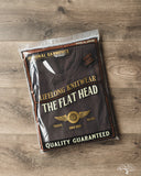 The Flat Head FN-THL-001 - Waffle Knit Thermal - Light Black